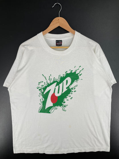 90's 7UP Made in USA Size XL Vintage T-Shirt / E7124T
