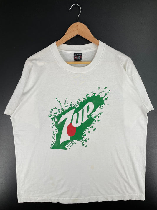 90's 7UP Made in USA Size XL Vintage T-Shirt / E7124T