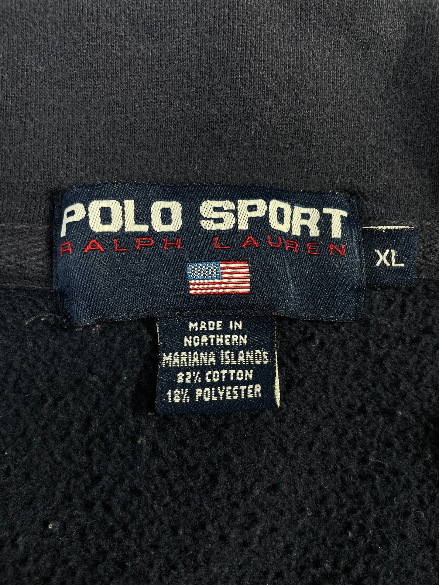 90's POLO RALPH LAUREN Size XL Vintage Half Zip Sweat-Shirt / E7052S