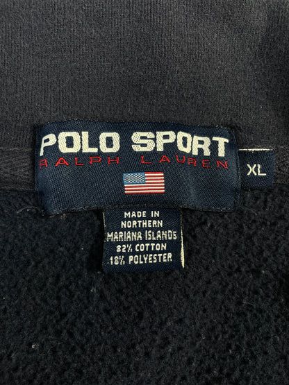 90's POLO RALPH LAUREN Size XL Vintage Half Zip Sweat-Shirt / E7052S