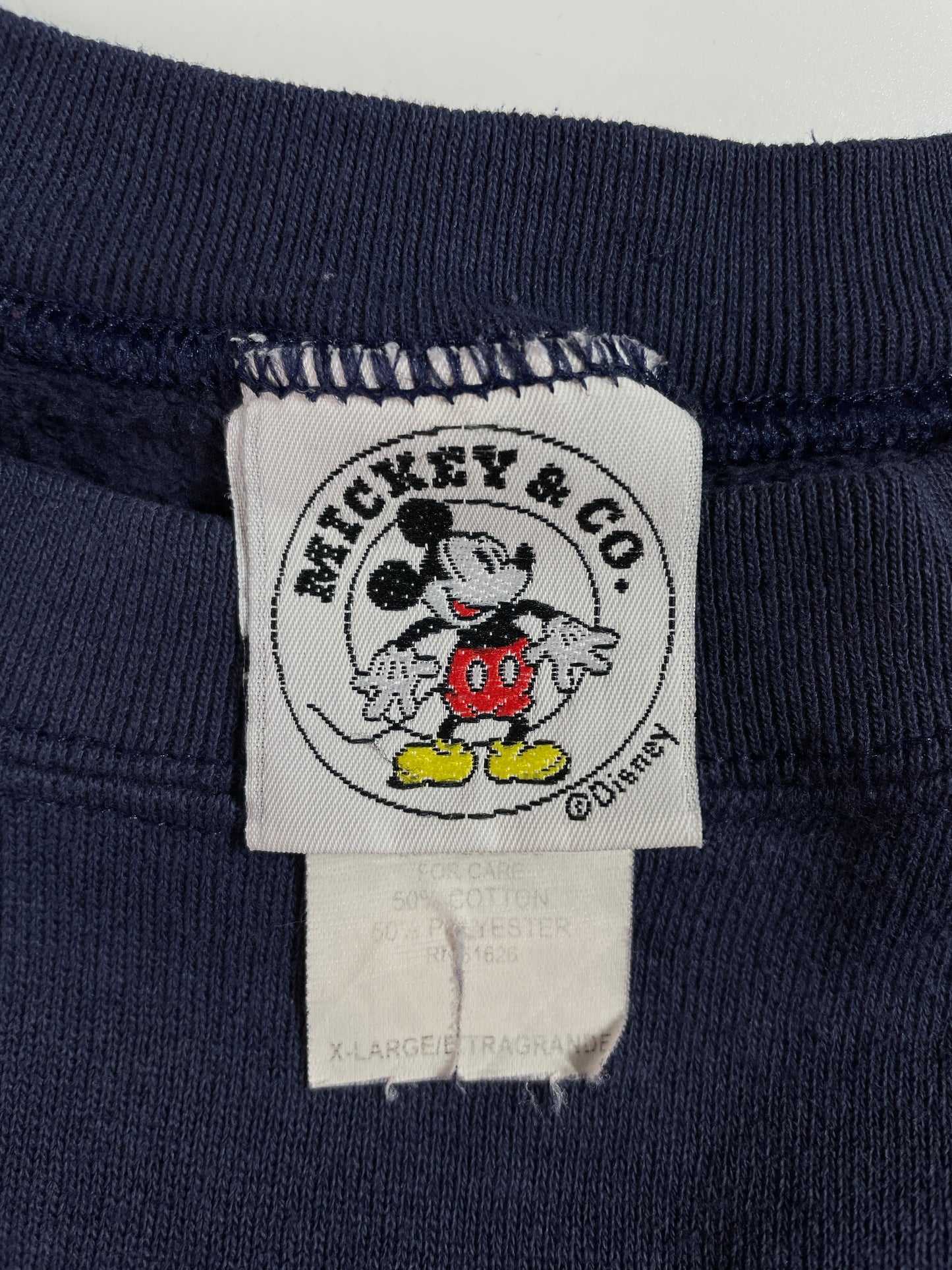 .90's DISNEY MICKEY Made in USA Size XL Vintage Sweat-shirt / F2016S