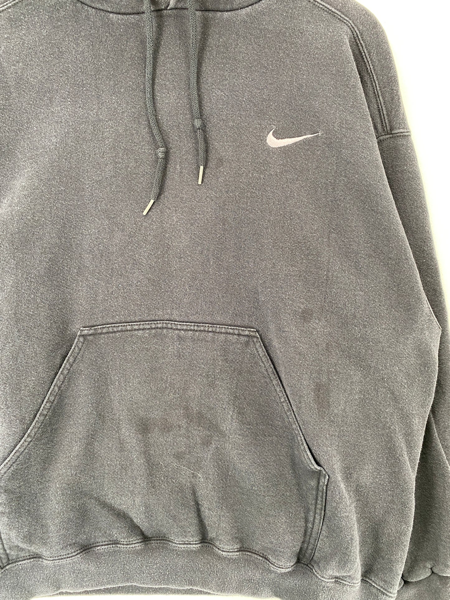 90's NIKE MINI SWOOSH Size L Vintage Hoodie Sweat-shirt / F11S