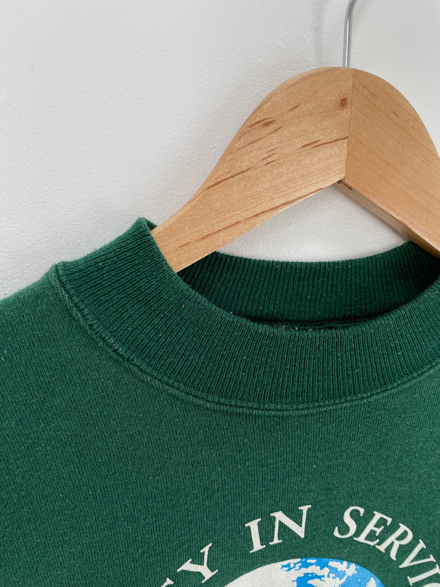 90’s UNITY IN SERVICE Size XL College Sweat-Shirt / G2429S