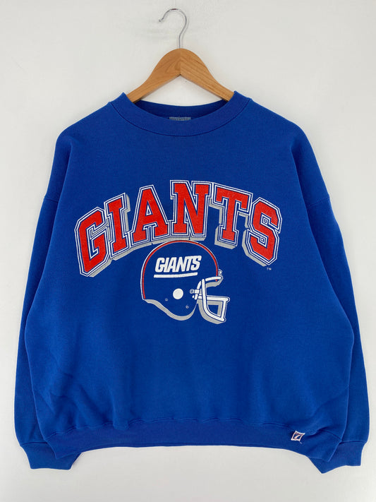 90's NEW YORK GIANTS Size XL Vintage NFL Sweat-Shirt / E9127S