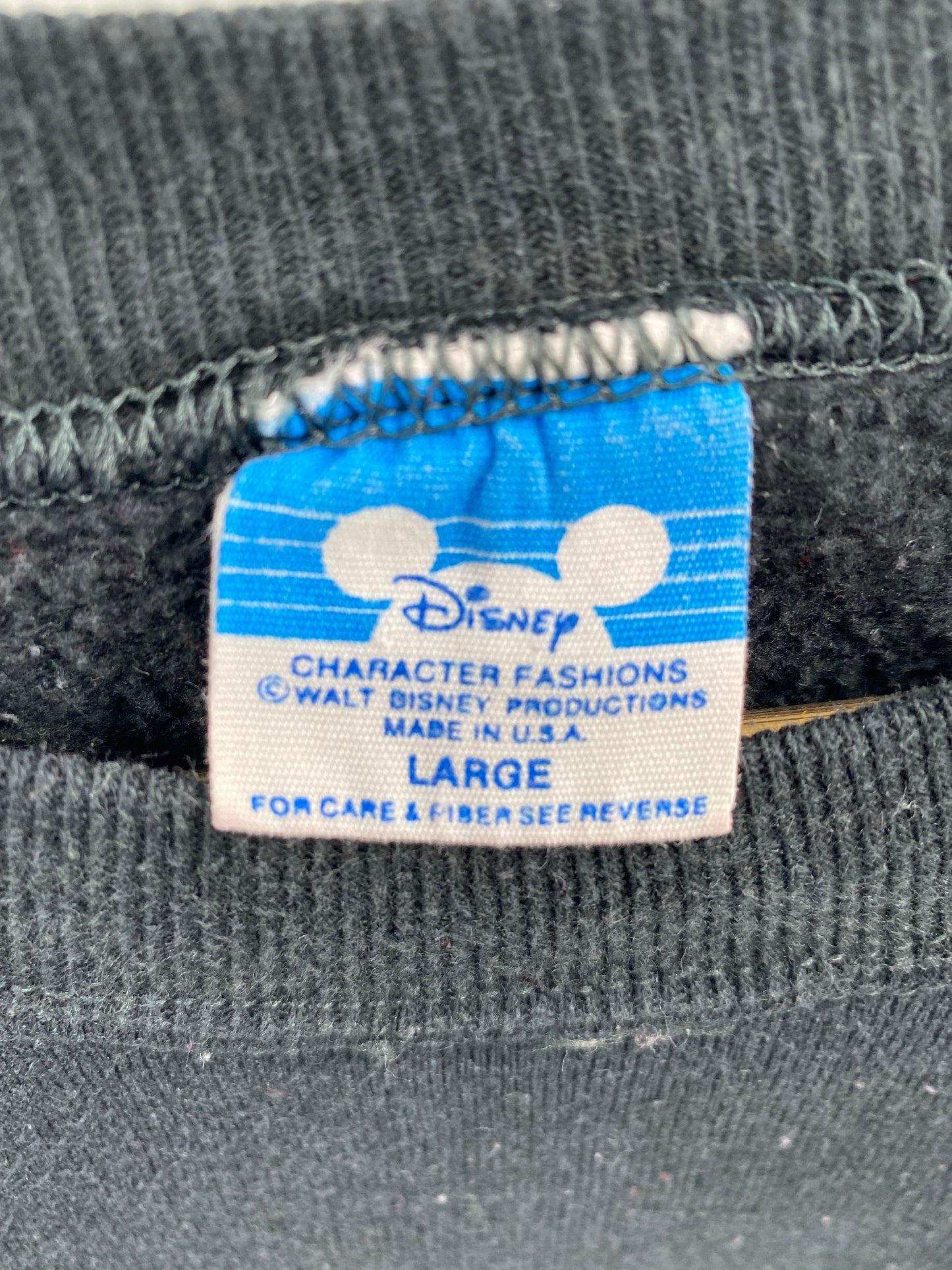(L) 80’s DISNEY MICKEY Sweat-shirt / A0464S