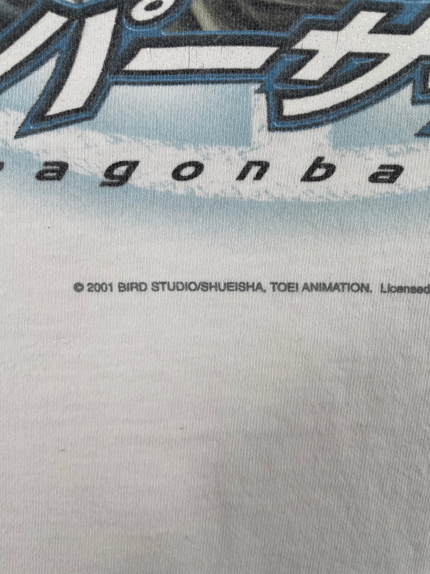 2001 DRAGON BALL Z Size No Tag (Approx.M-L) Vintage T-Shirt / F8032T