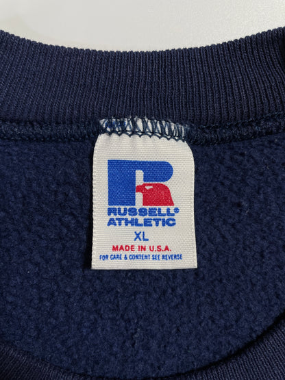 90's RUSSELL x GREYHOUND FOOTBALL Made in USA Size XL College Sweat-Shirt / F3992S