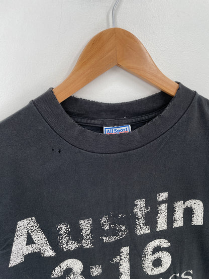 90's AUSTIN 3:16 Made in USA Size XL Vintage WWF T-shirt / E7733T
