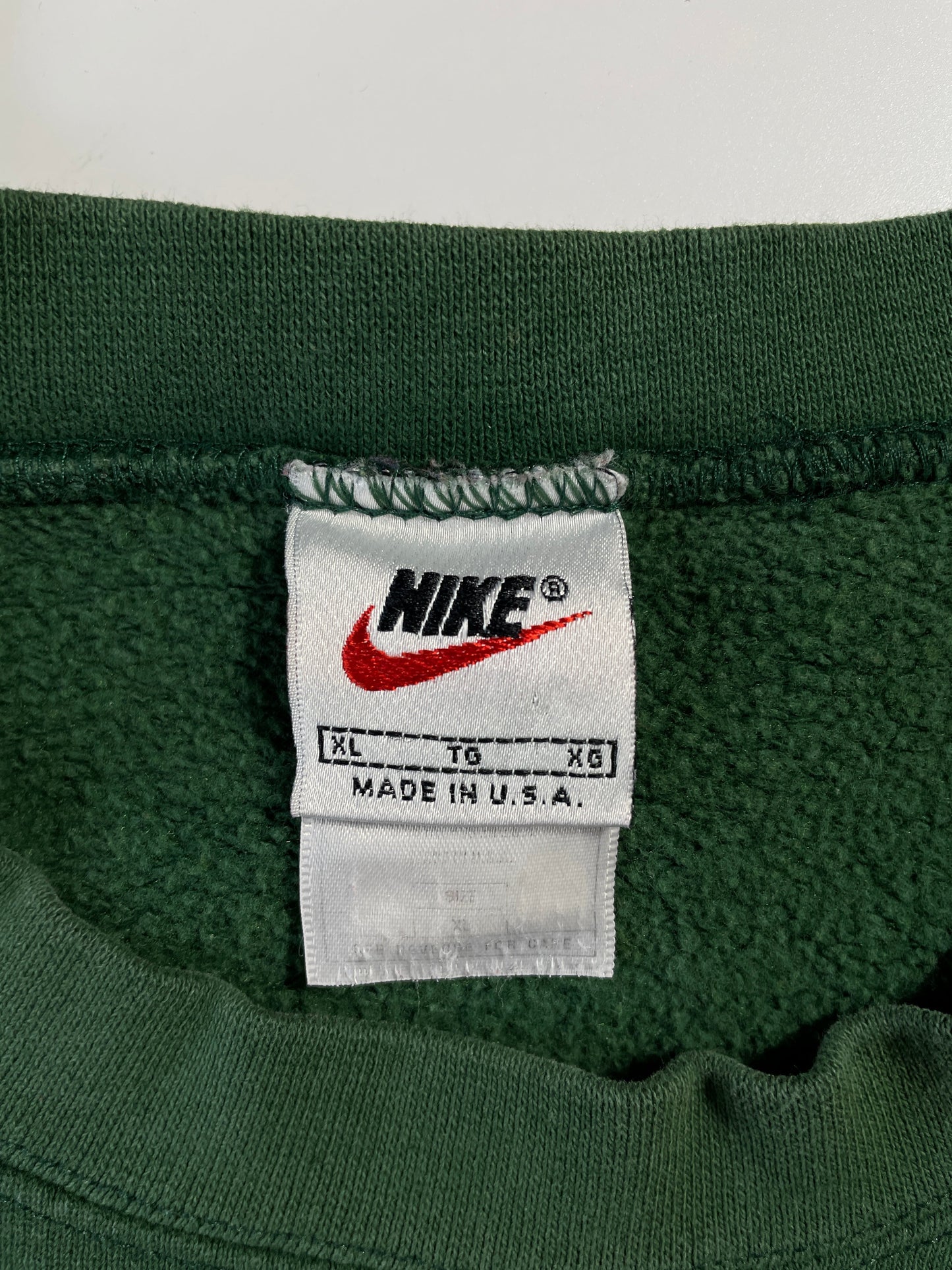 90's NIKE x GREEN BAY PACKERS Size XL Vintage NFL Sweat-Shirt / G995S