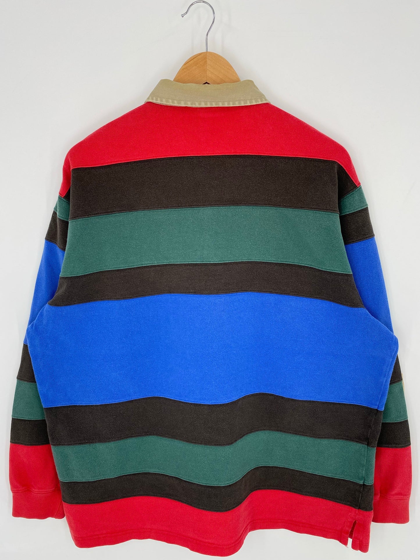 90's POLO RALPH LAUREN Size L Vintage Rugby-Shirt / F417R