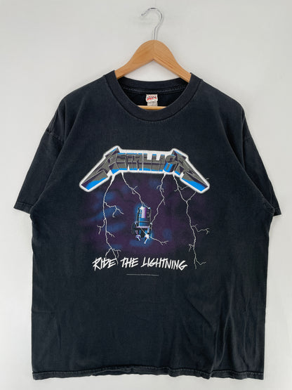2007 METALLICA Size XL Vintage Music T-shirt / E7038T