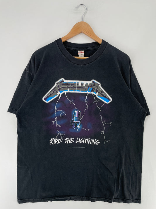 2007 METALLICA Size XL Vintage Music T-shirt / E7038T