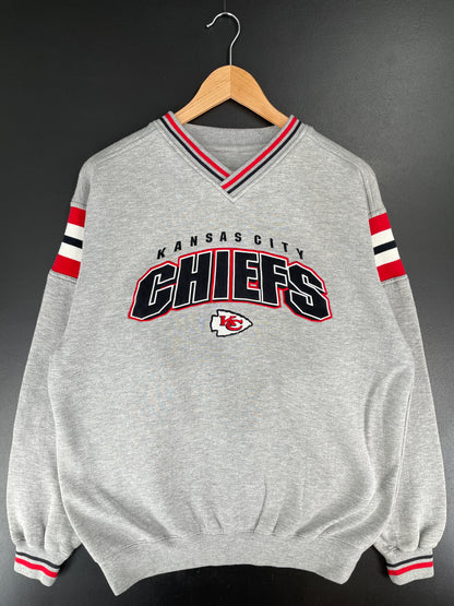 90’s KANSAS CITY CHIEFS Size Approx.L NFL Sweat-Shirt / E6976S