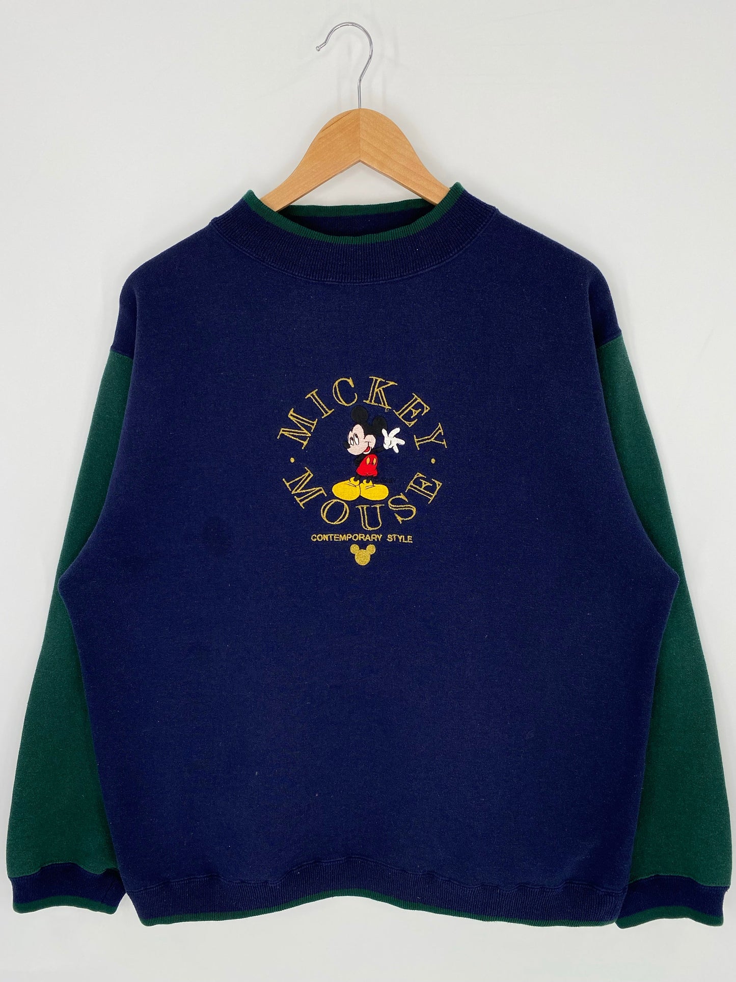 .90's DISNEY MICKEY Size XL Vintage Sweat-shirt / E7919S