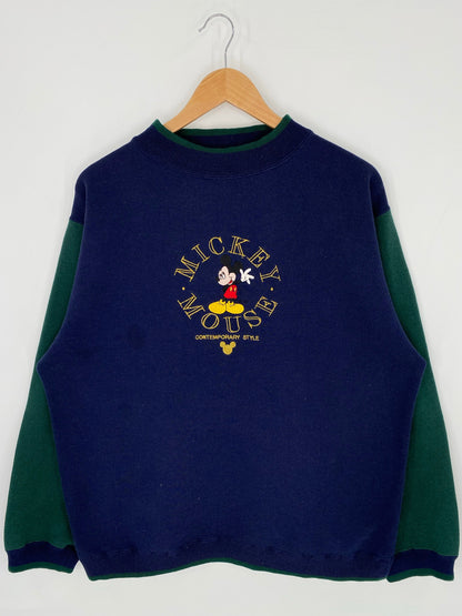 .90's DISNEY MICKEY Size XL Vintage Sweat-shirt / E7919S