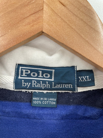 90's POLO RALPH LAUREN Size XXL Vintage Rugby-Shirt / G4002R
