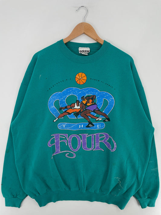 90's ADIDAS Made in USA Size XXL Vintage Sweat-Shirt / G2477S