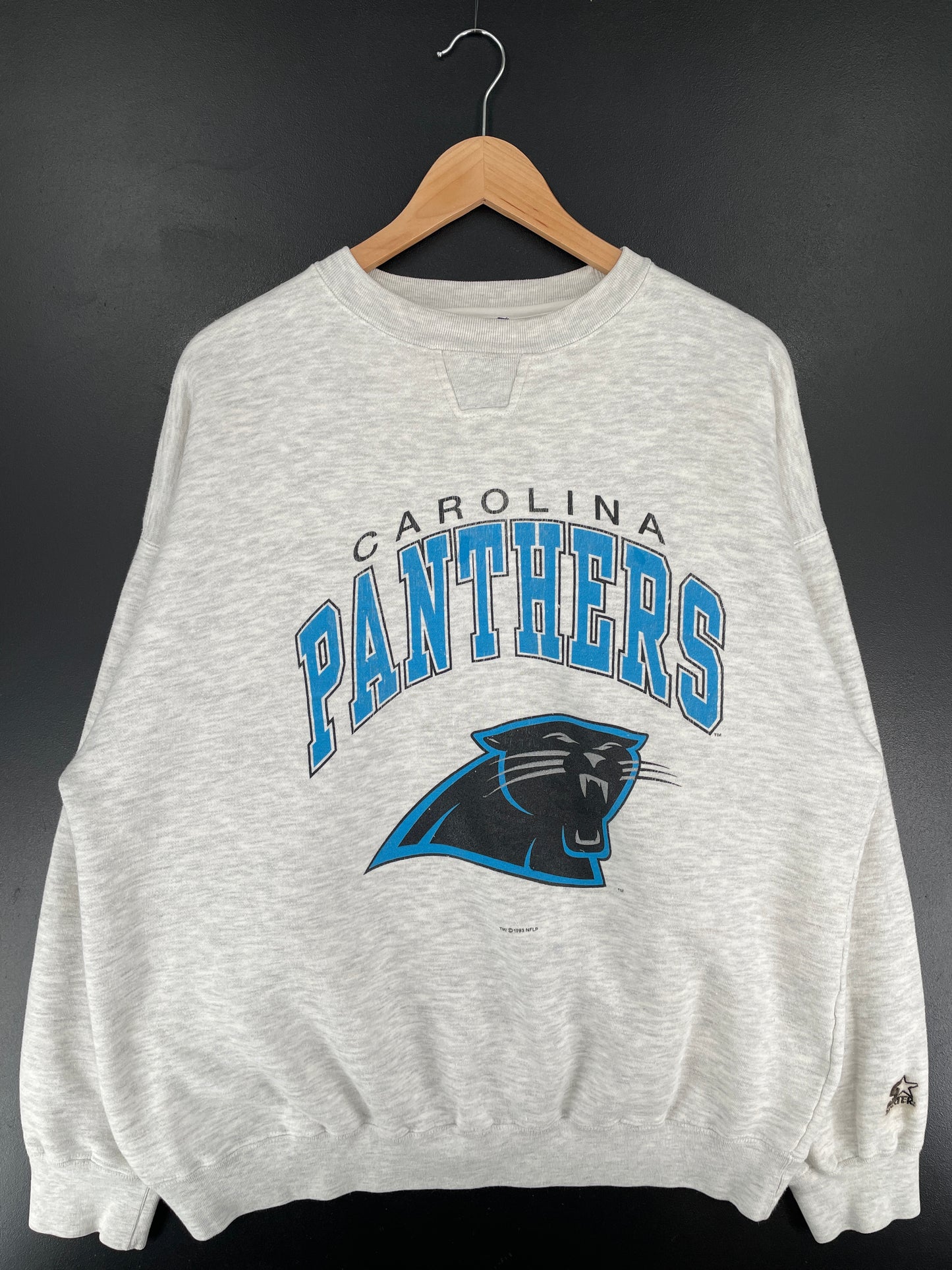 1993 STARTER x CAROLINA PANTHERS Size XL Vintage NFL Sweat-Shirt / E7312S
