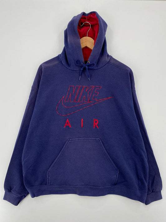 90’s NIKE AIR Made in USA Size L Vintage Hoodie Sweat-Shirt / F312S