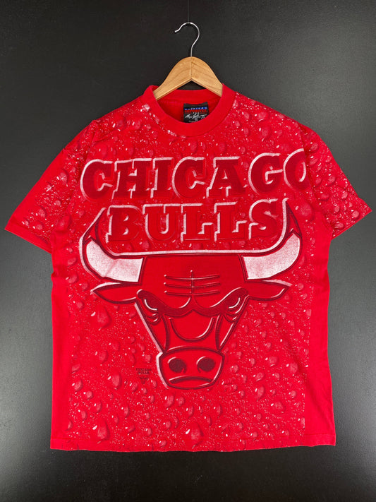 90's CHICAGO BULLS Made in USA Size XL Vintage NBA T-Shirt / F2268T