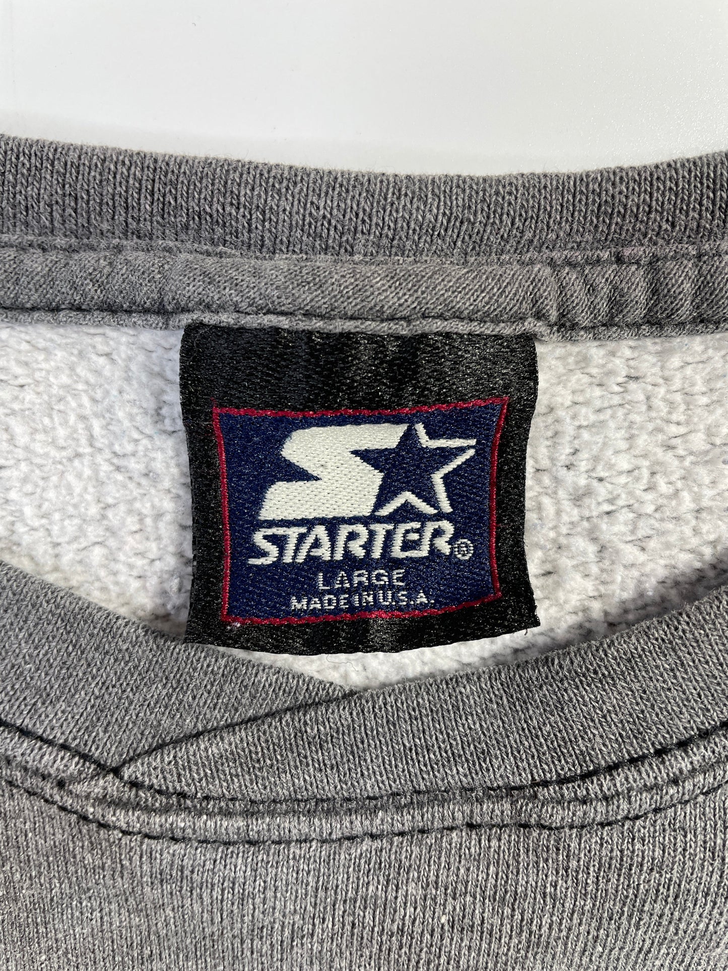 90's STARTER x MINNESOTA VIKINGS Made in USA Size L Vintage NFL Sweat-Shirt / G3456S