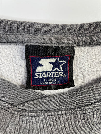 90's STARTER x MINNESOTA VIKINGS Made in USA Size L Vintage NFL Sweat-Shirt / G3456S