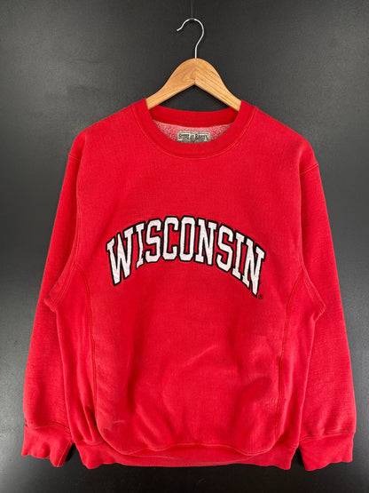 Vintage WISCONSIN Size M Sweat-Shirt / F6628S