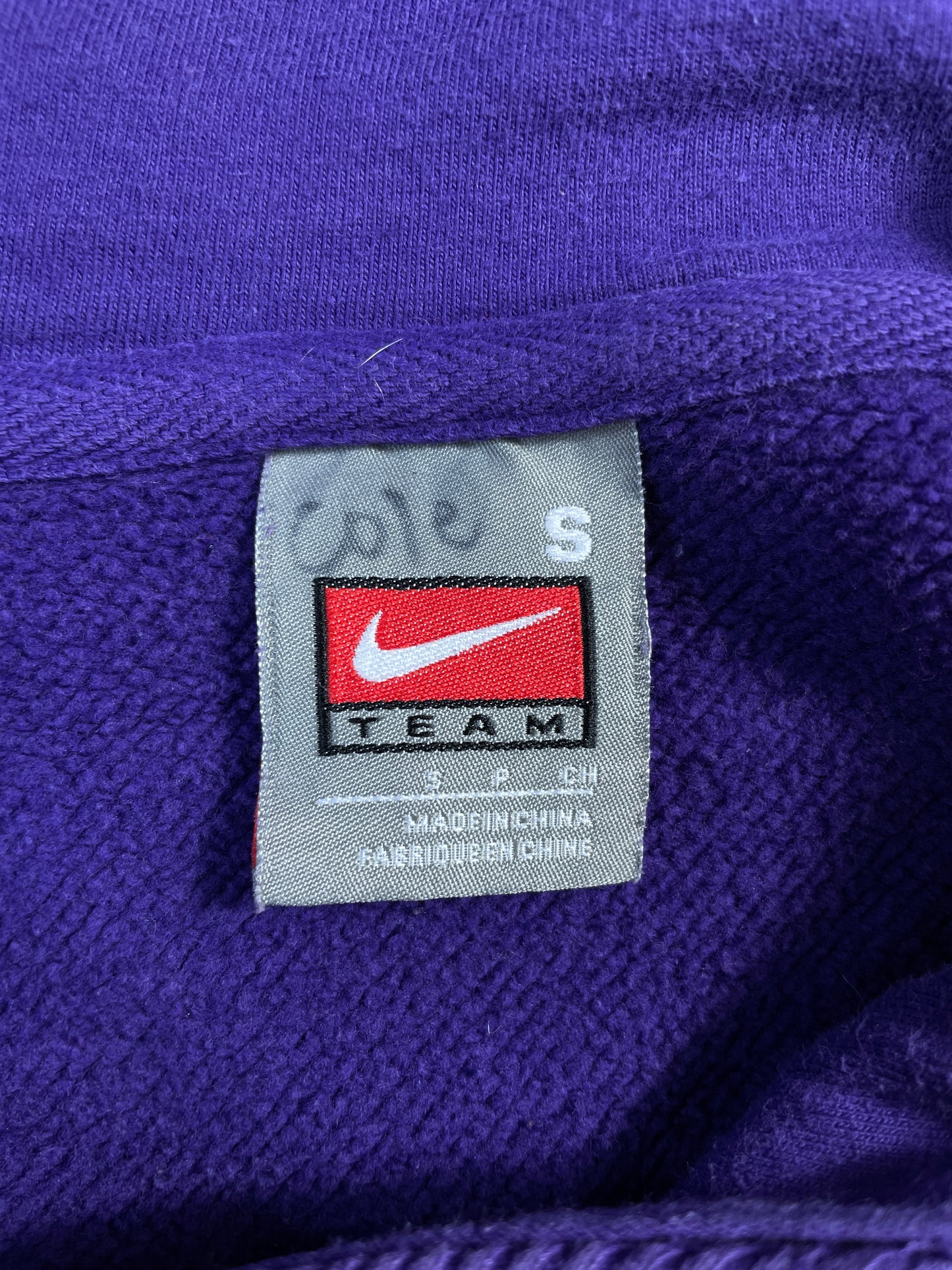 00' NIKE x LSU Size S Vintage College Hoodie Sweat-Shirt / F571S