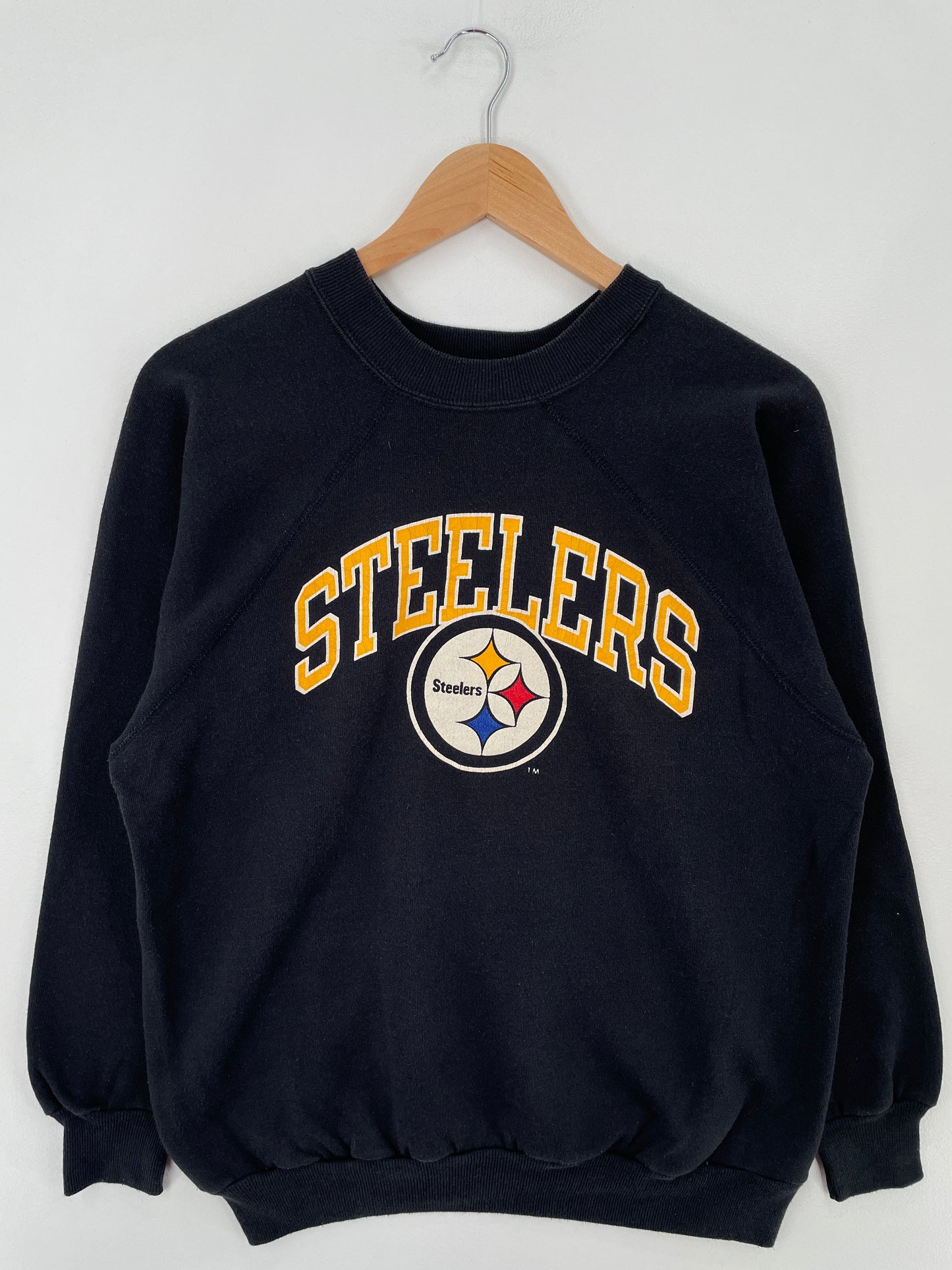 80’s PITTSBURGH STEELERS Made in USA Size L Vintage NFL Sweat-Shirt / F5407S