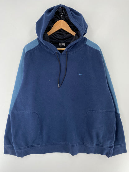 00' NIKE MINI SWOOSH Size XXL Vintage Hoodie Sweat-shirt / E8786S