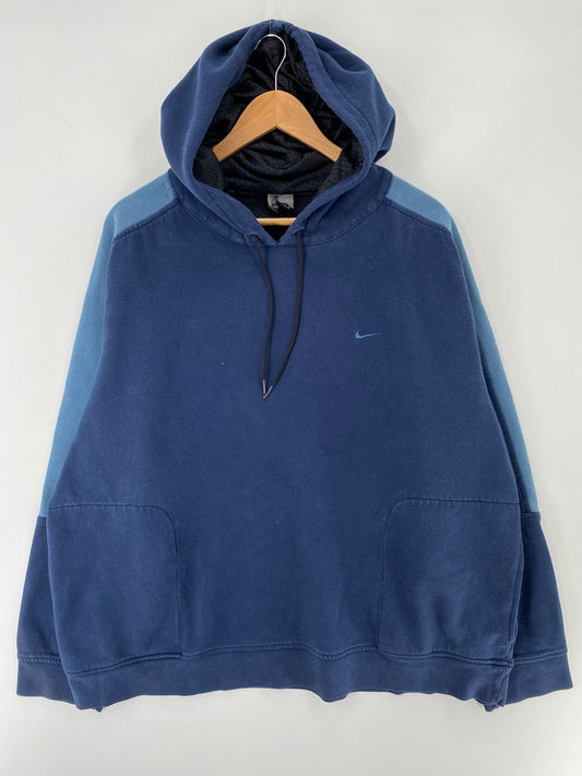 00' NIKE MINI SWOOSH Size XXL Vintage Hoodie Sweat-shirt / E8786S
