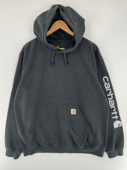 Vintage CARHARTT Size L Hoodie Sweat-Shirt / E9168S