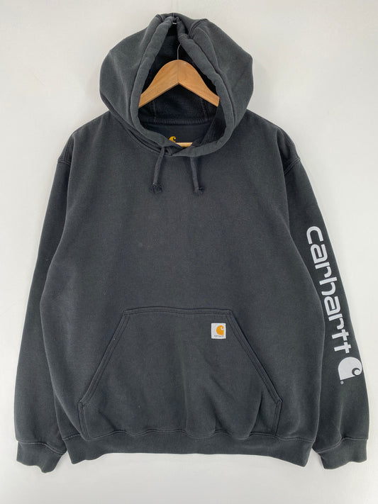 Vintage CARHARTT Size L Hoodie Sweat-Shirt / E9168S