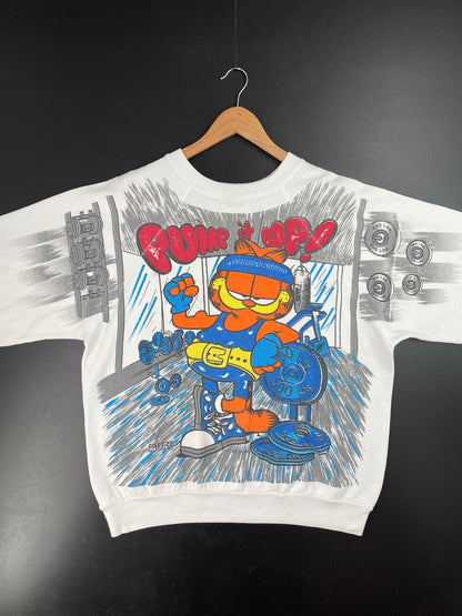 .1994 GARFIELD Made in USA Size L Vintage Sweat-shirt / F2208S