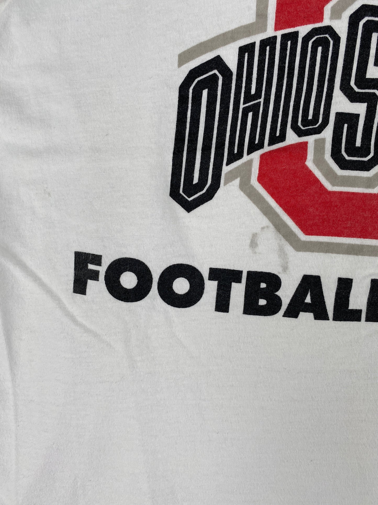 90’s NIKE SILVER TAG x OHIO STATE JOHN COOPER FOOTBALL CAMP Made in USA Size M Vintage T-shirt / G1071T
