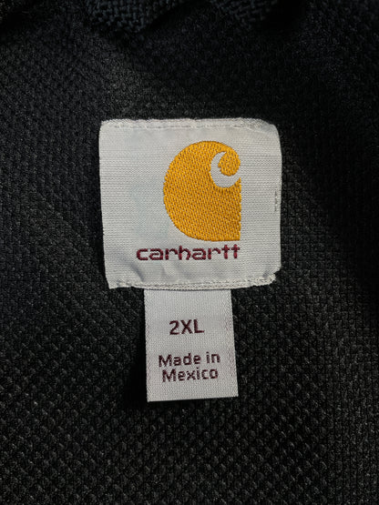 Vintage CARHARTT Size XXL Zip-up Hoodie Sweat-Shirt / E7937S