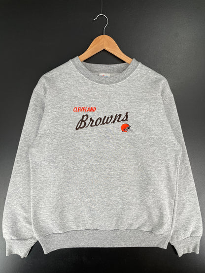 90's CLEVELAND BROWNS Made in USA Size M Vintage NFL Sweat-Shirt / E7098S