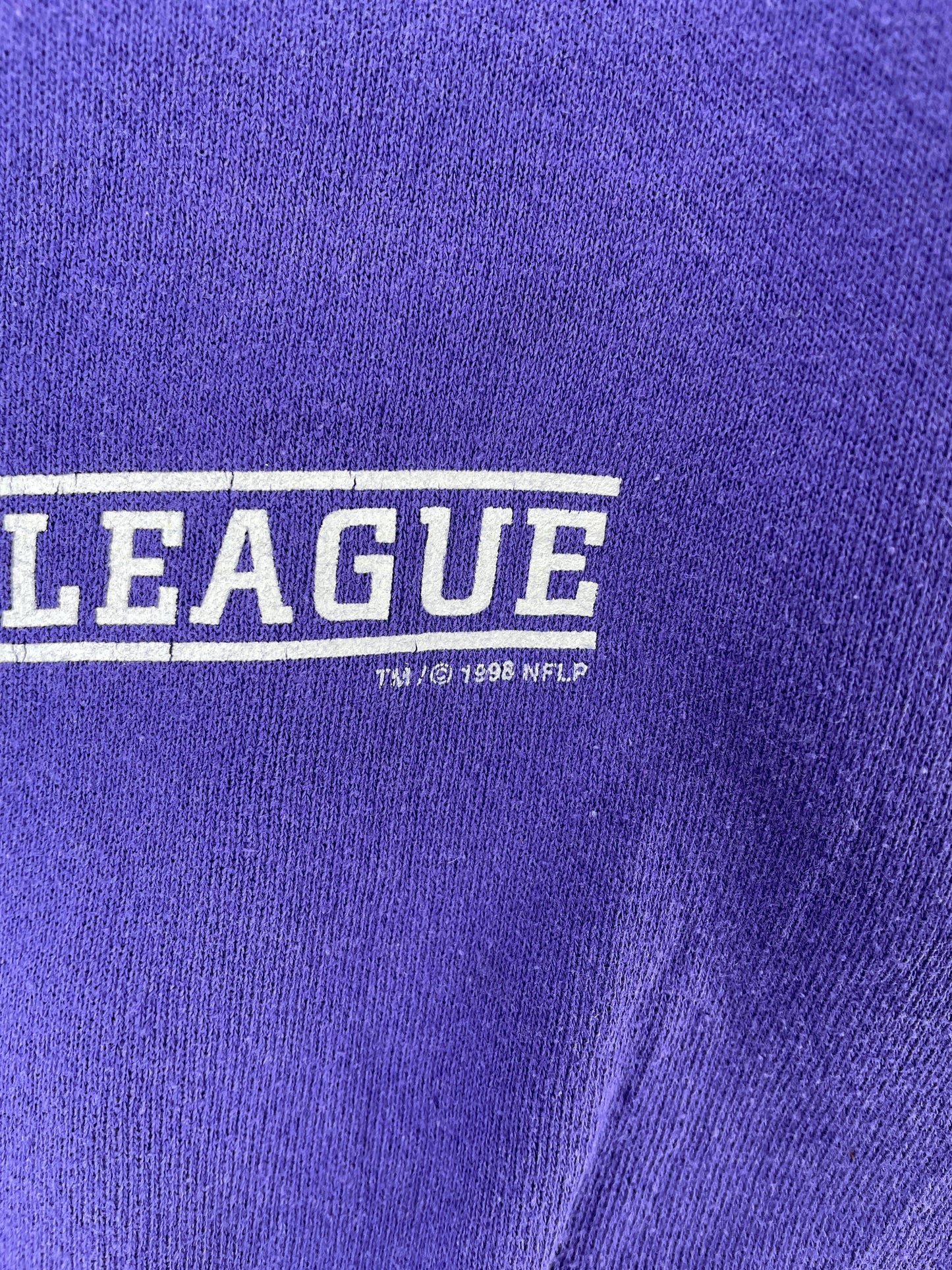 1998 MINNESOTA VIKINGS Made in USA Size L Vintage NFL Sweat-Shirt / G4180S