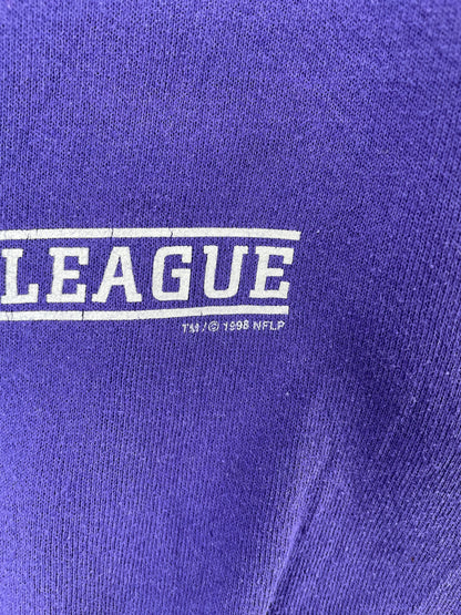 1998 MINNESOTA VIKINGS Made in USA Size L Vintage NFL Sweat-Shirt / G4180S