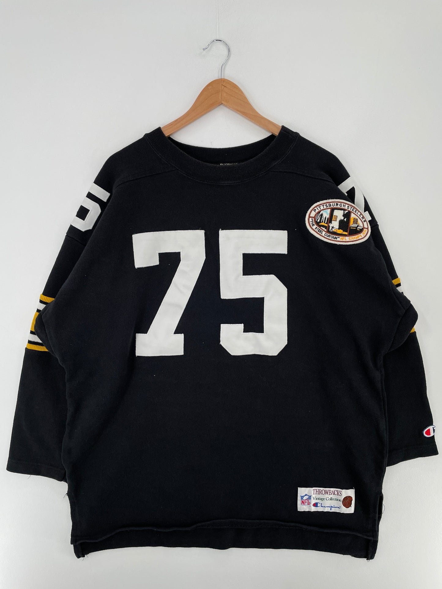 Vintage Champion x PITTSBURGH STEELERS Made in USA Size XL Vintage NHL Hockey Game Shirt / F2305S