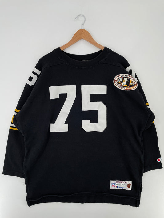 Vintage Champion x PITTSBURGH STEELERS Made in USA Size XL Vintage NHL Hockey Game Shirt / F2305S
