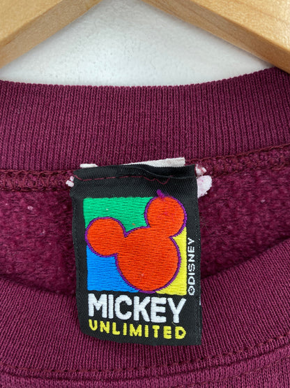 90's DISNEY MICKEY Size Approx.L-XL Vintage Sweat-shirt / G596S