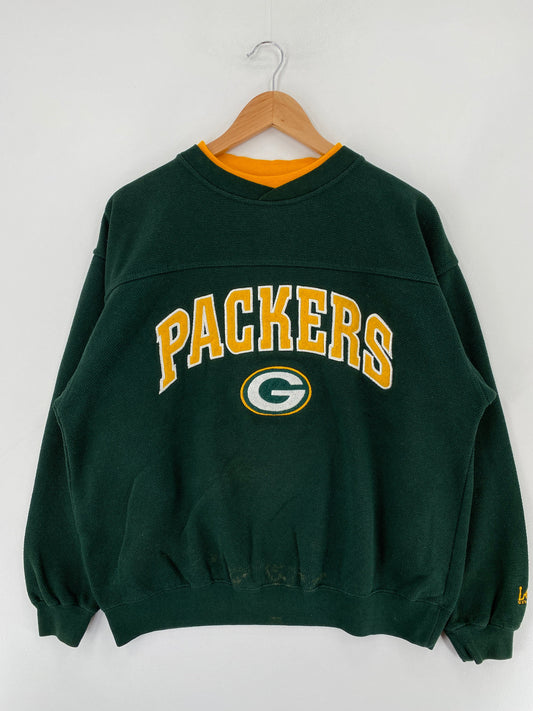 90’s GREEN BAY PACKERS Size M Vintage NFL Sweat-Shirt / F358S