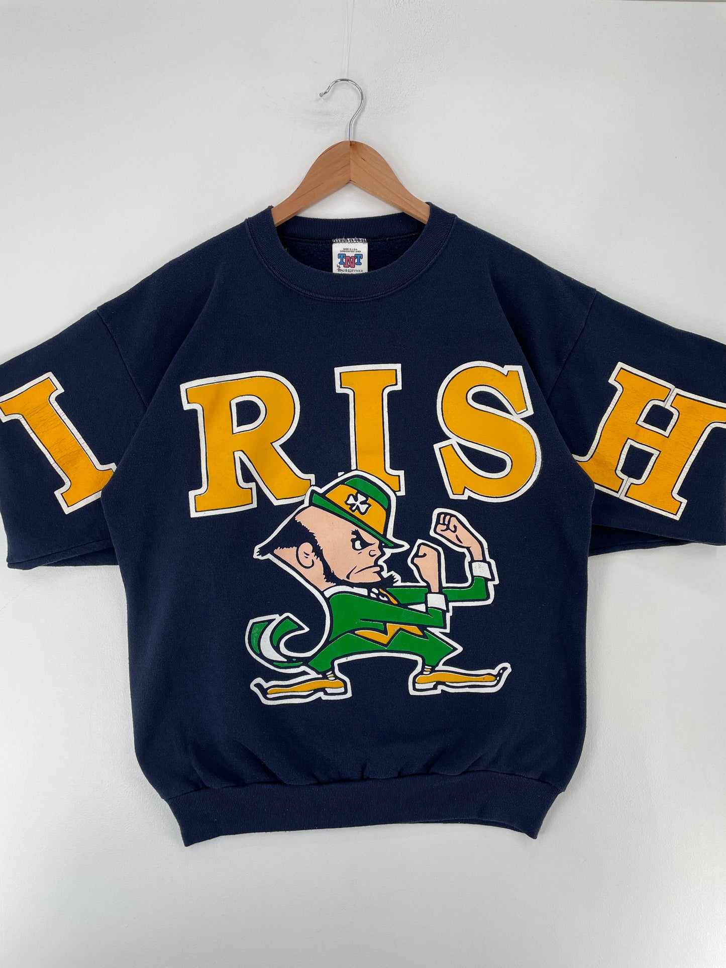 90's NOTRE DAME Made in USA Size XL Vintage College Sweat-Shirt / E8033S