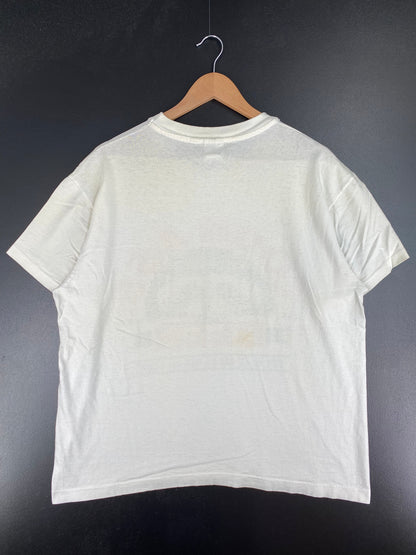 1988 COON ASS BEER Made in USA Size L Vintage T-Shirt / F1477T
