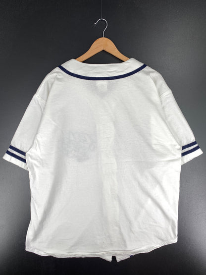 .00' DISNEY MICKEY Size L Vintage Baseball-Shirt / E8493T