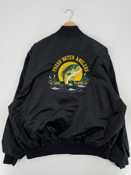 Vintage FRESH WATER ANGELES Size XXL Nylon Jacket / G3919N