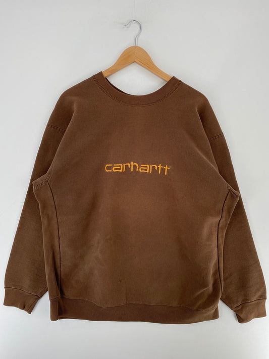 90’s CARHARTT Size Approx.XL Hoodie Sweat-Shirt / F7122S