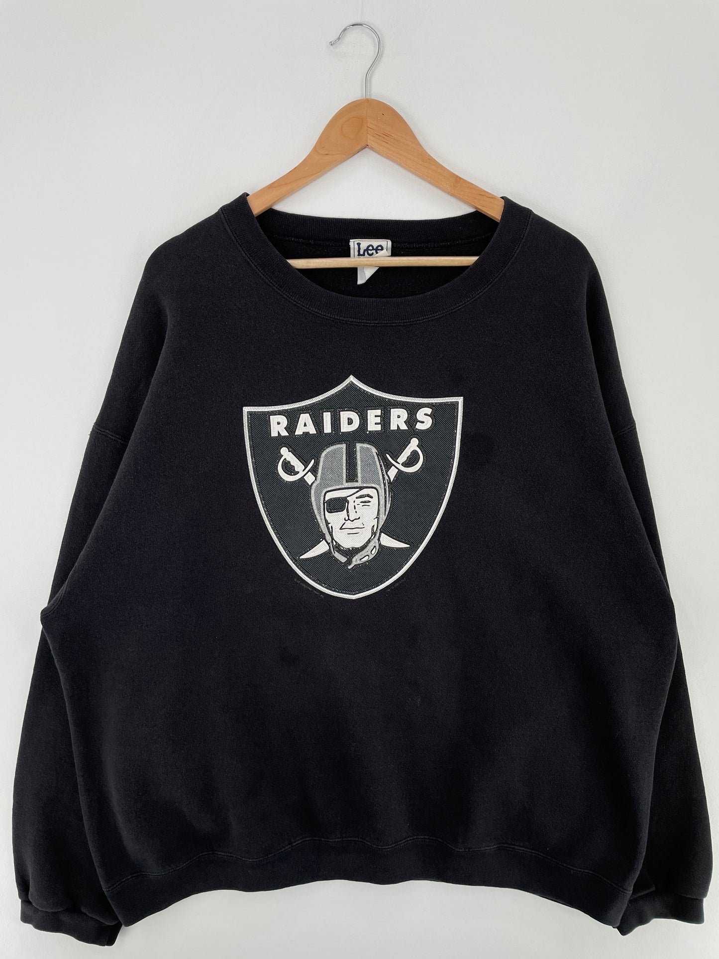 90's RAIDERS Size Approx.XL Vintage NFL Sweat-Shirt / E7307S
