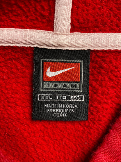 00' NIKE x NEBRASKA HUSKERS Size XXL Vintage College Hoodie Sweat-Shirt / F6982S